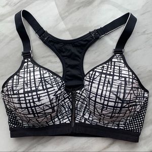 Zip-Up Sports Bra